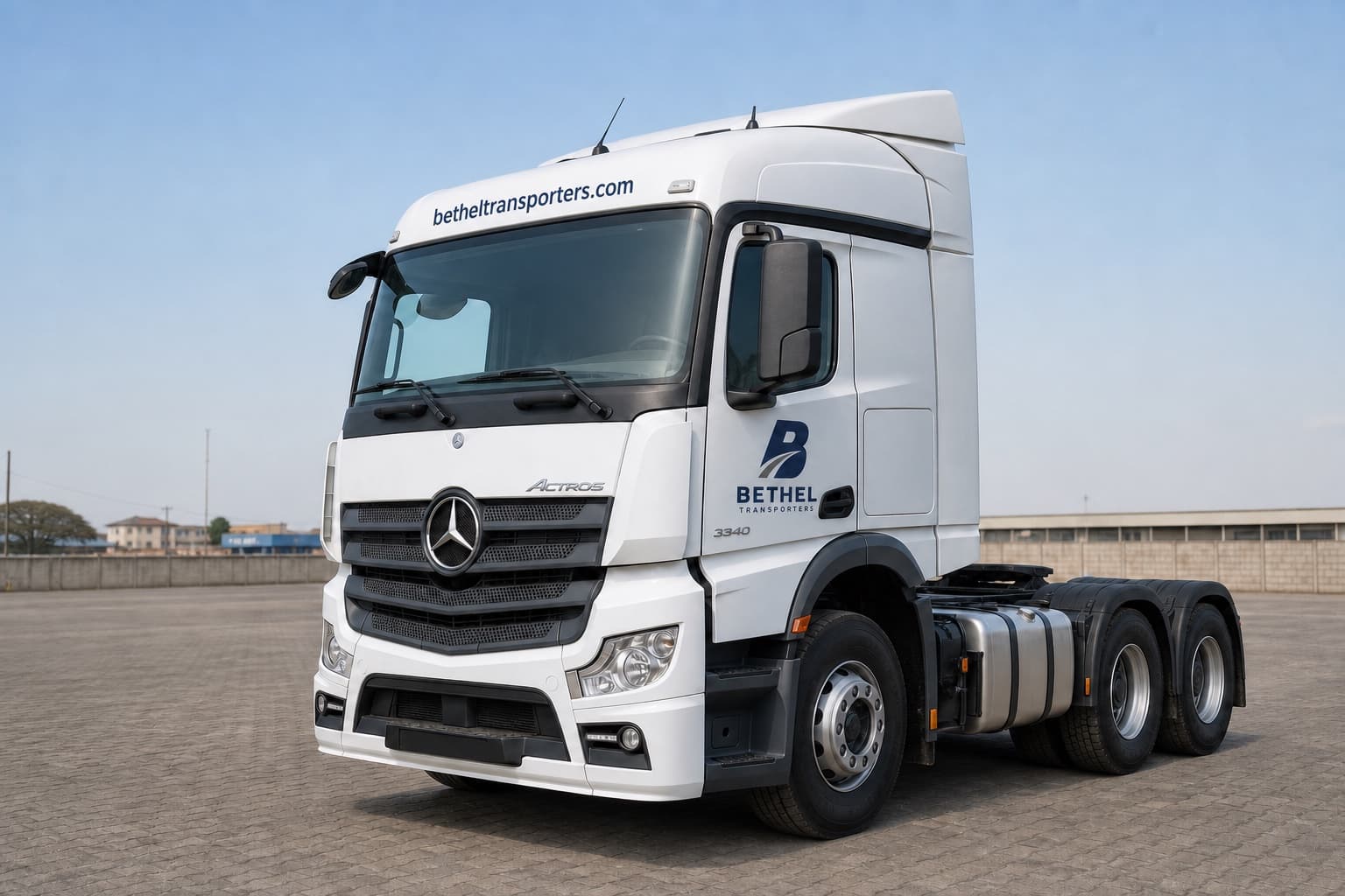 White Bethel Transporters Mercedes-Benz Actros 3340 prime mover